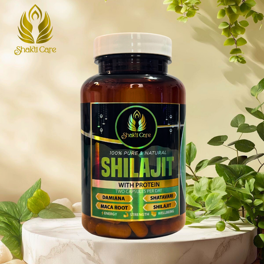 Shilajit con proteínas. Energia y poder