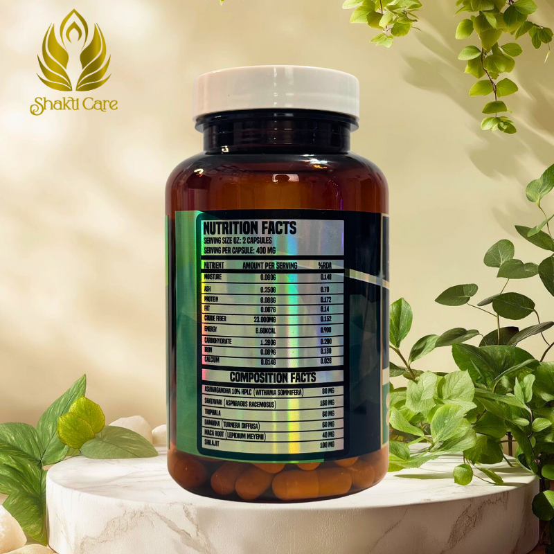 Shilajit con proteínas. Energia y poder