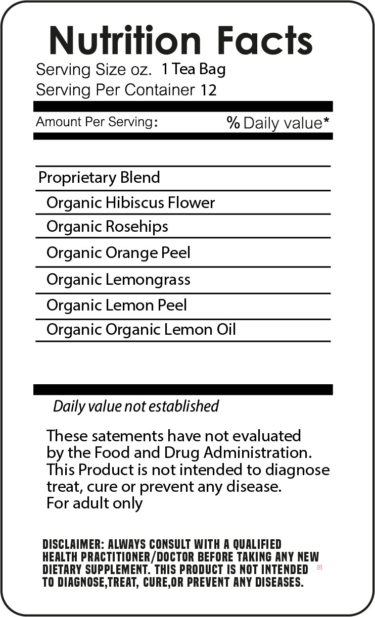 Soul Flow- Hibiscus & Fruit Herbal Tea Blend / Turmeric Chai